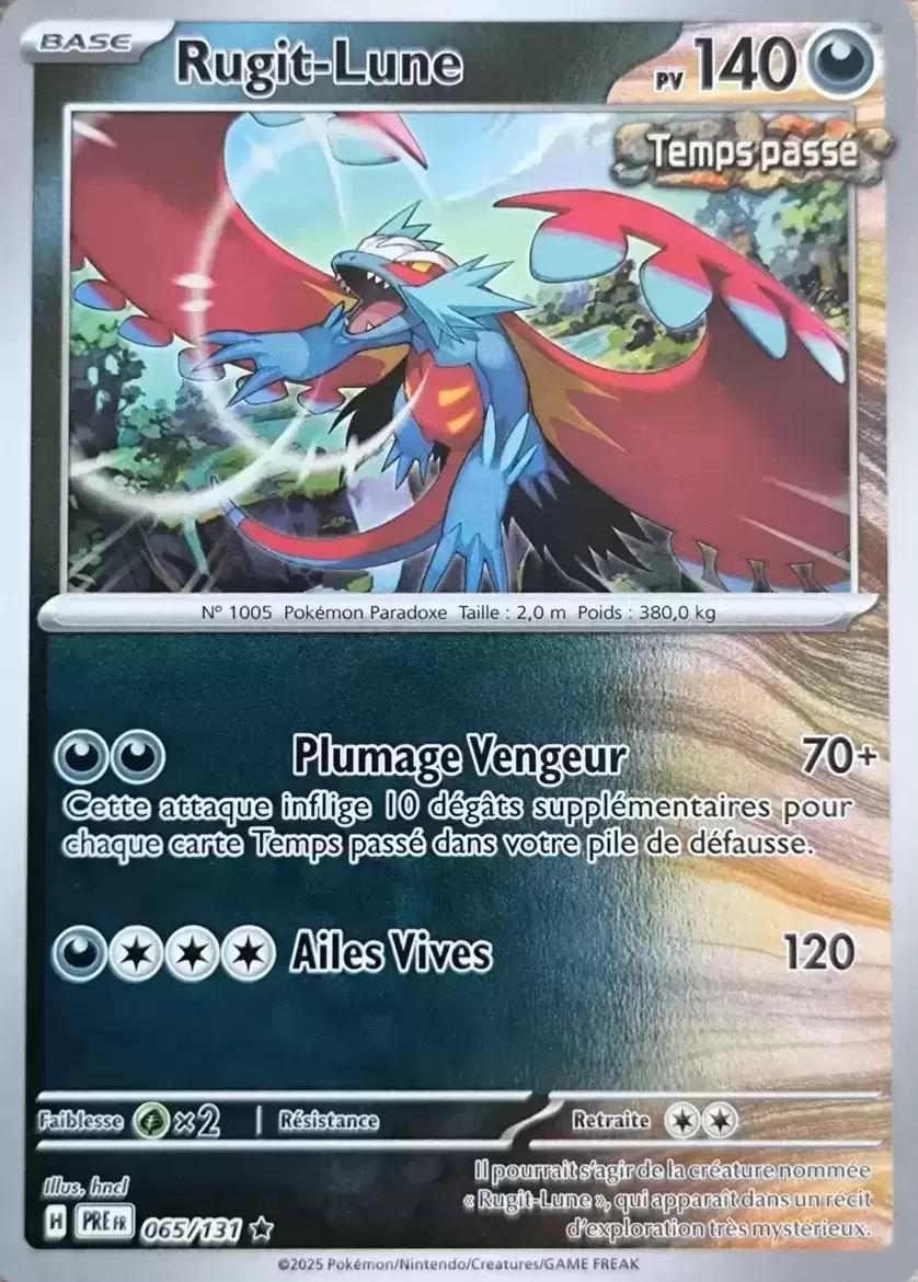 Evolutions prismatiques - PREFR - Rugit-Lune Reverse