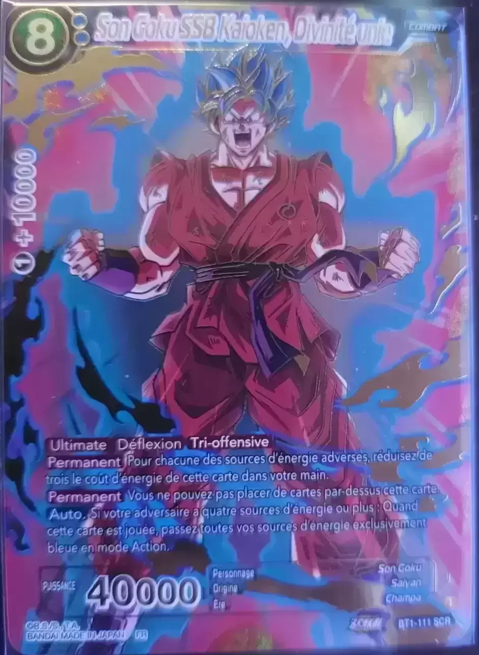 Galactic Battle [BT1] - Son Goku SSB Kaioken , Divinité Unie