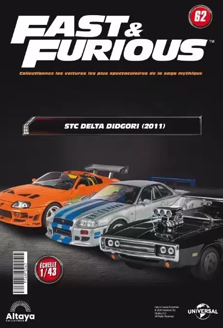Altaya - Les voitures de Fast And Furious - La STC Delta Didgori + Fascicule