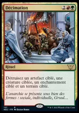 Kamigawa - La Dynastie Néon - Commander Deck - Décimation