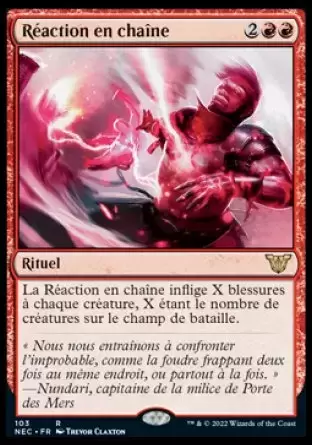 Kamigawa - La Dynastie Néon - Commander Deck - Réaction en chaîne