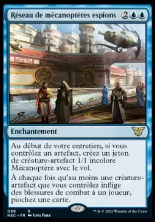 Kamigawa - La Dynastie Néon - Commander Deck - Réseau de mécanoptères espions