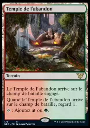Kamigawa - La Dynastie Néon - Commander Deck - Temple de l\'abandon