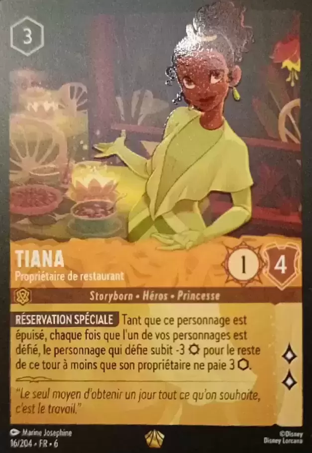 La Mer Azurite - Chapitre 6 - Tiana, propriétaire de restaurant - Brillante