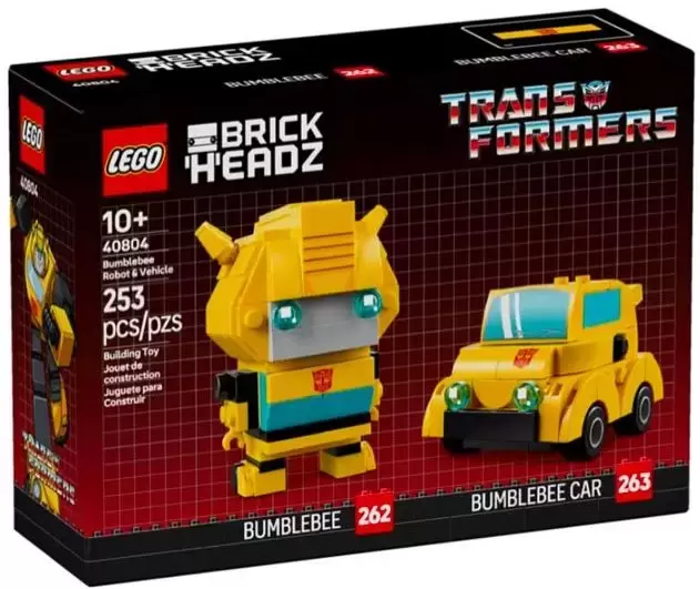 LEGO BrickHeadz - 262 & 263 - Bumblebee Robot & Vehicle