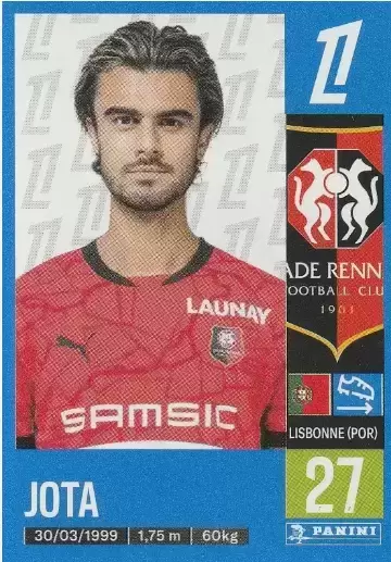 Panini Foot 2024 2025 - Jota - Stade Rennais FC