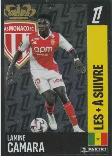Panini Foot 2024 2025 - Lamine Camara (AS Monaco) - Les + à Suivre