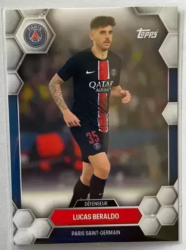 Topps - Paris Saint-Germain Fan Set 2024/2025 - Lucas Beraldo