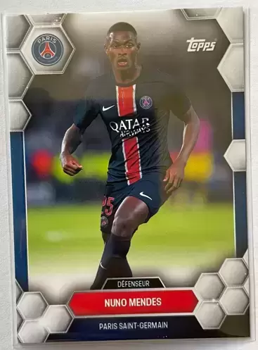 Topps - Paris Saint-Germain Fan Set 2024/2025 - Nuno Mendez