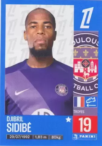 Panini Foot 2024 2025 - Djibril Sidibé - Toulouse FC