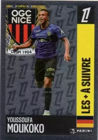 Panini Foot 2024 2025 - Youssoufa Moukoko (OGC Nice) - Les + à Suivre