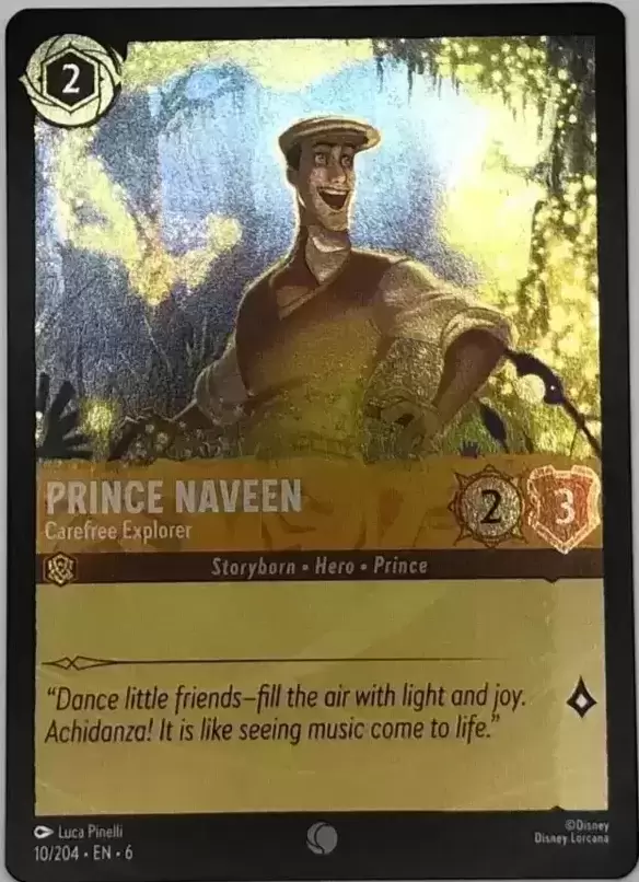 Azurite Sea - Prince Naveen - Carefree Explorer - Foil