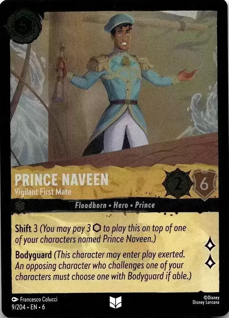 Azurite Sea - Prince Naveen - Vigilant First Mate - Foil
