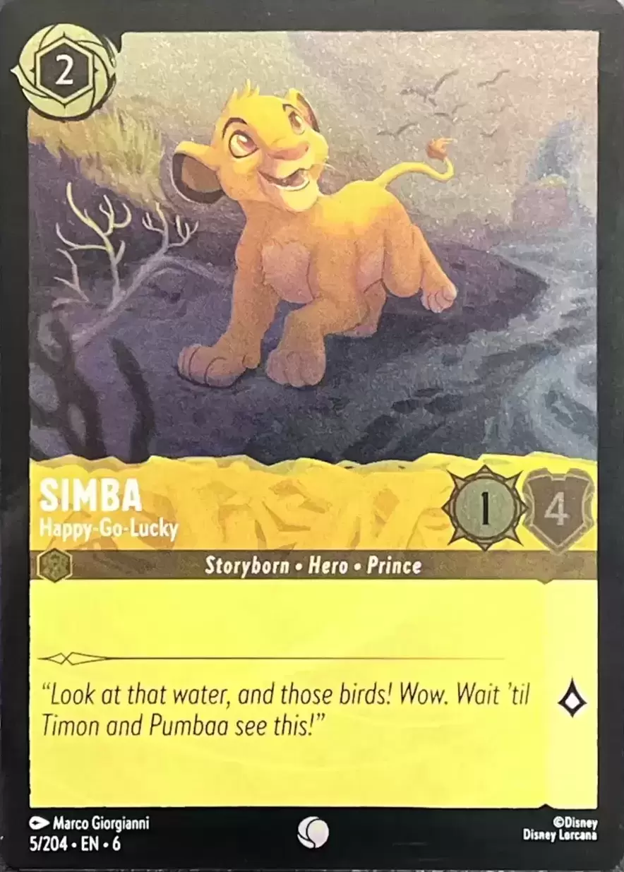 Azurite Sea - Simba – Happy-Go-Lucky - Foil