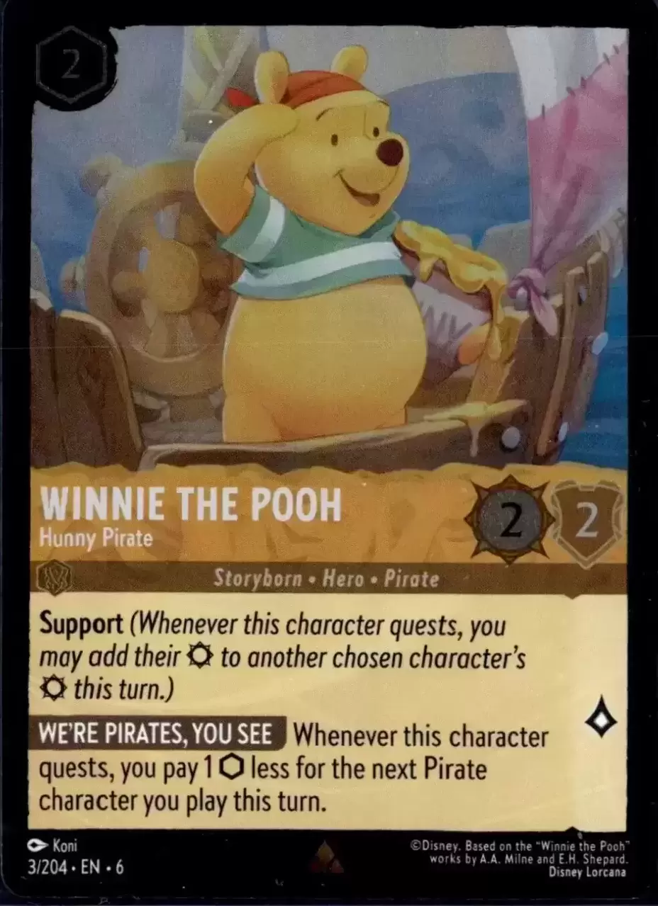 Azurite Sea - Winnie the Pooh - Hunny Pirate - Foil