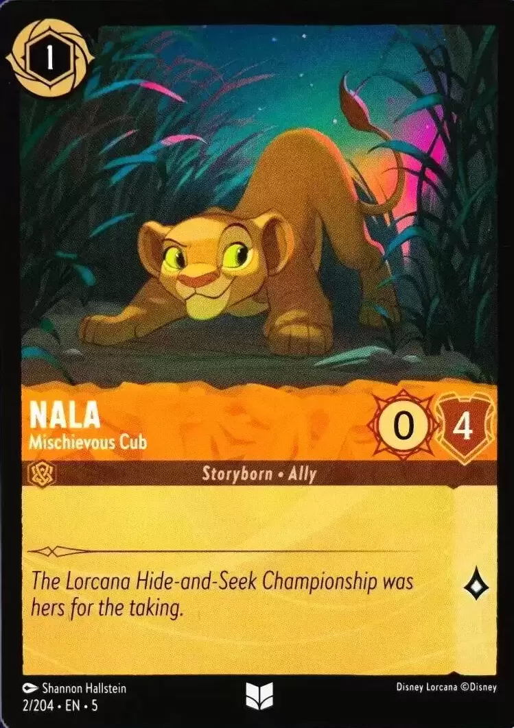 Shimmering Skies - Nala - Mischievous Cub - Foil