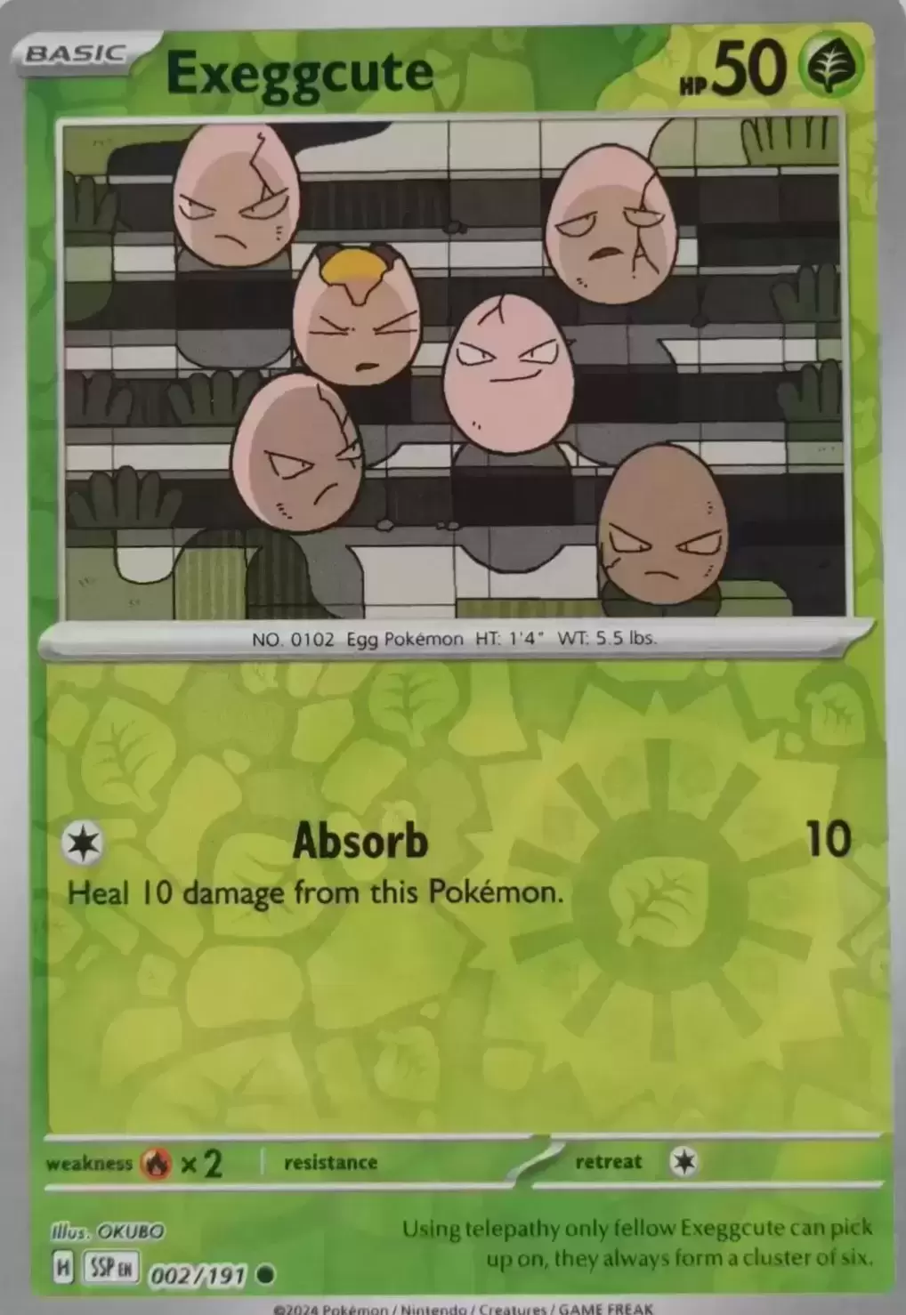 Surging Sparks SSPEN - Exeggcute Reverse