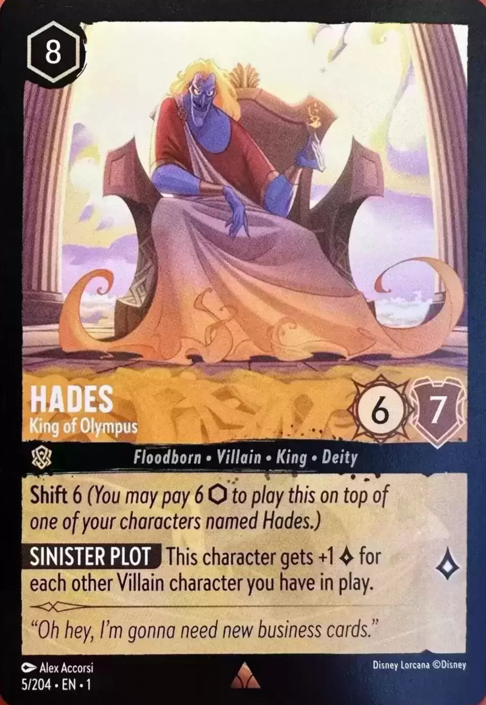 The First Chapter - Hades - King of Olympus - Foil