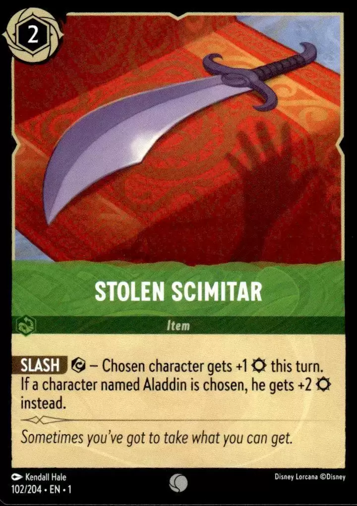 The First Chapter - Stolen Scimitar - Foil