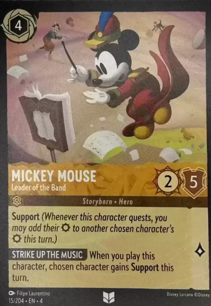 Ursula\'s Return - Mickey Mouse - Leader of the Band - Foil