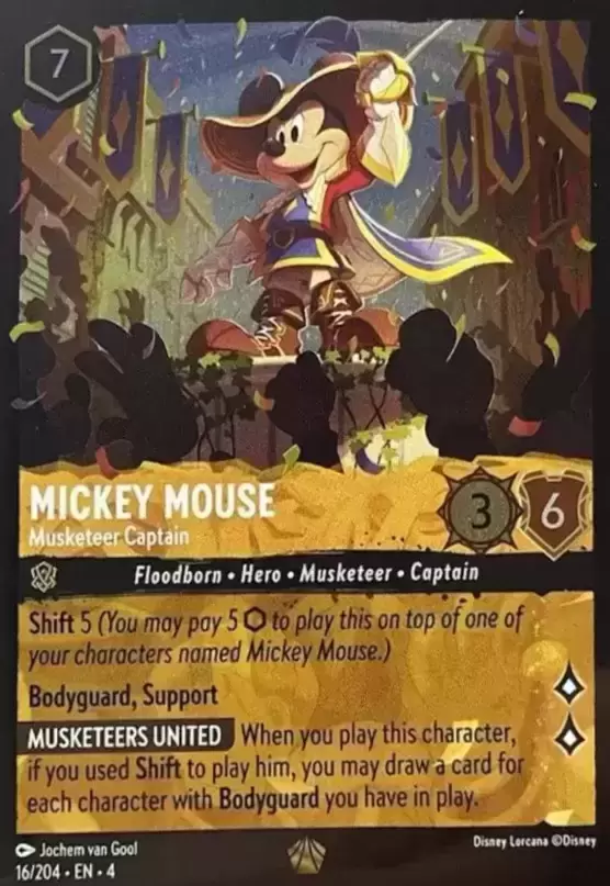 Ursula\'s Return - Mickey Mouse - Musketeer Captain - Foil