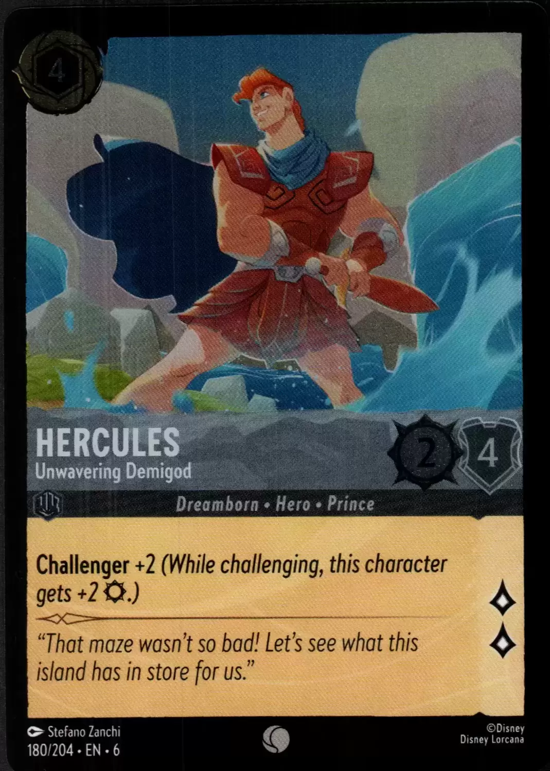 Azurite Sea - Hercules - Unwavering Demigod - Foil