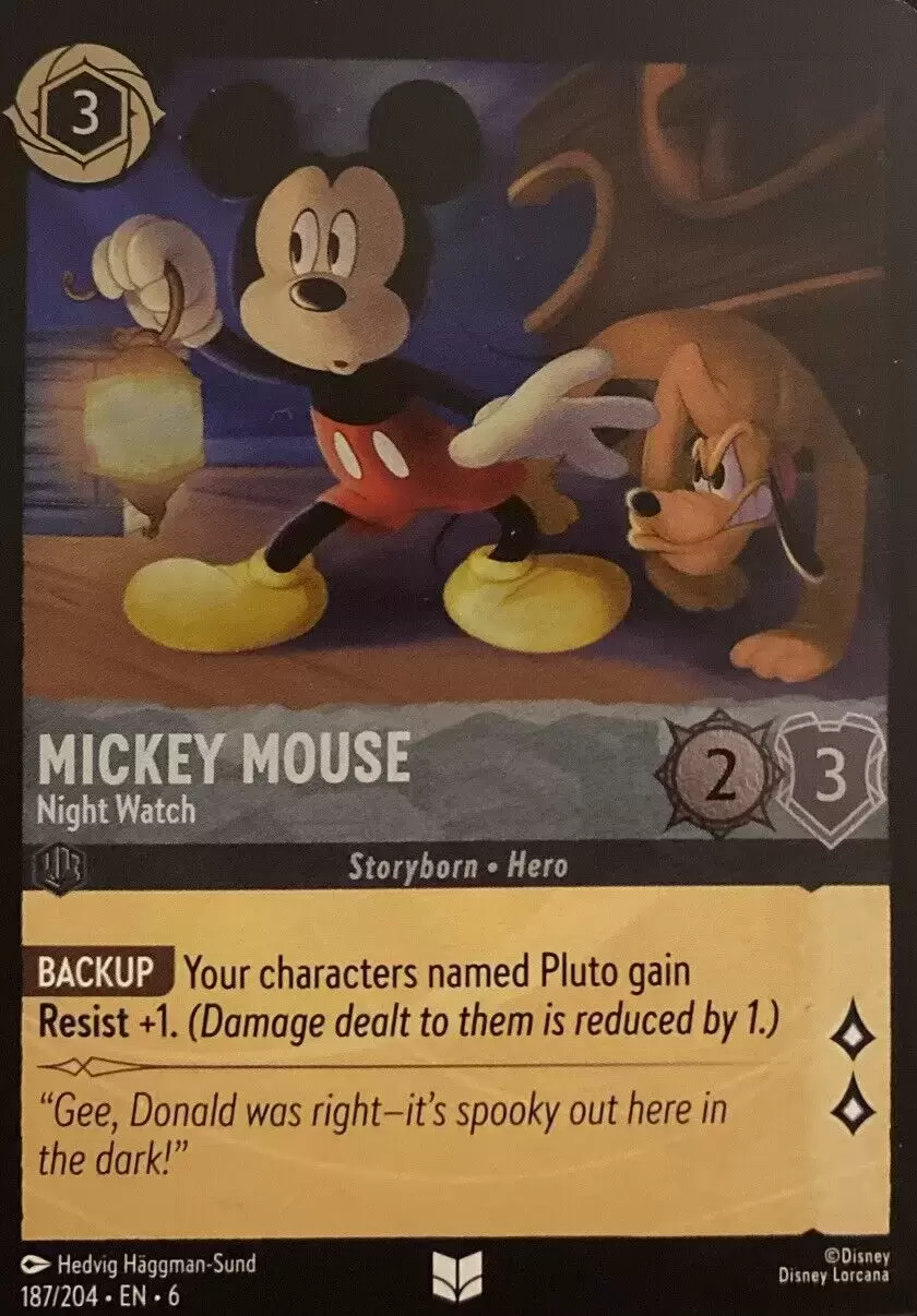 Azurite Sea - Mickey Mouse - Night Watch - Foil