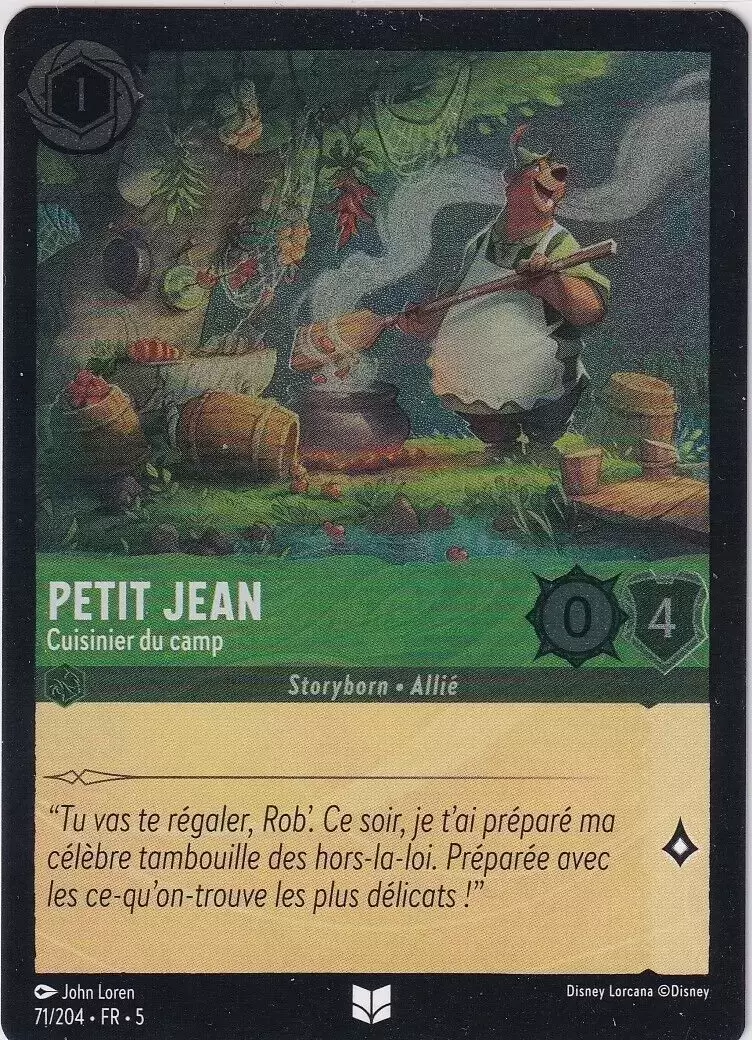 Ciel Scintillant - Chapitre 5 - Petit Jean - Cuisinier du Camp - Brillante
