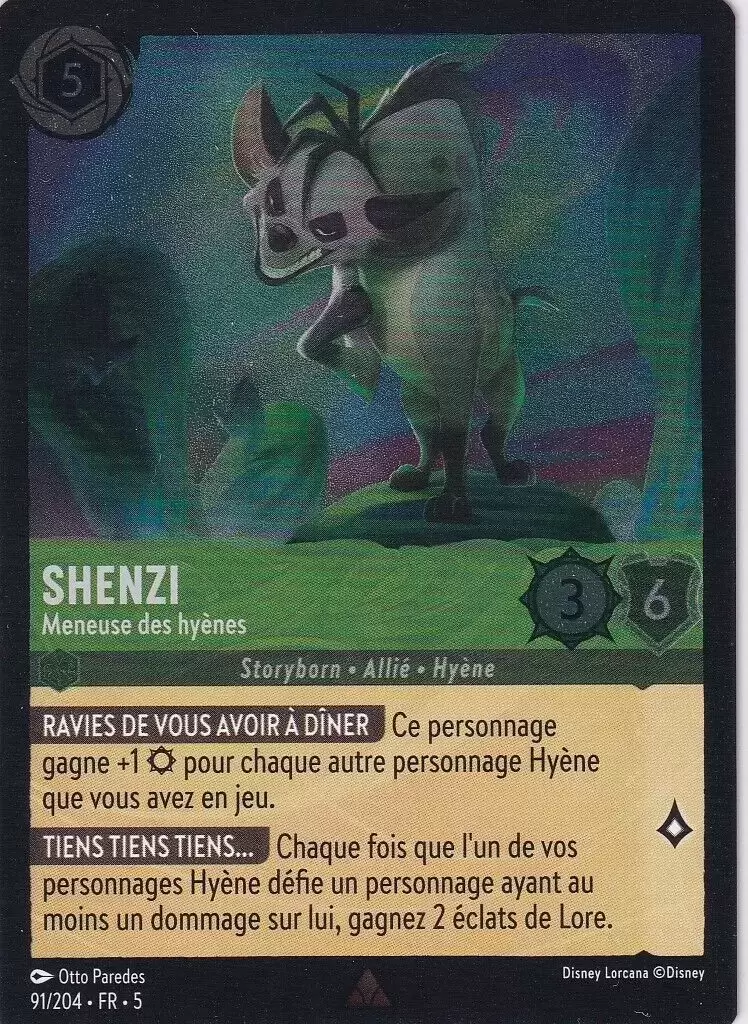 Ciel Scintillant - Chapitre 5 - Shenzi - Meneuse des Hyènes - Brillante