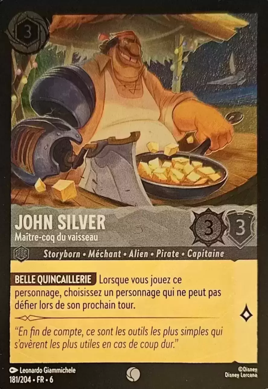La Mer Azurite - Chapitre 6 - John Silver, Maître-coq du vaisseau - Brillante