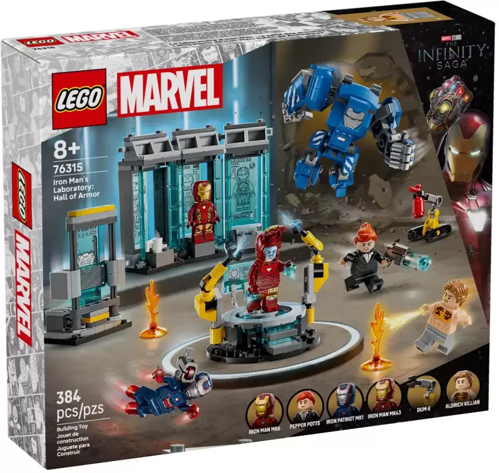 LEGO MARVEL Super Heroes - Iron Man\'s Laboratory: Hall of Armor