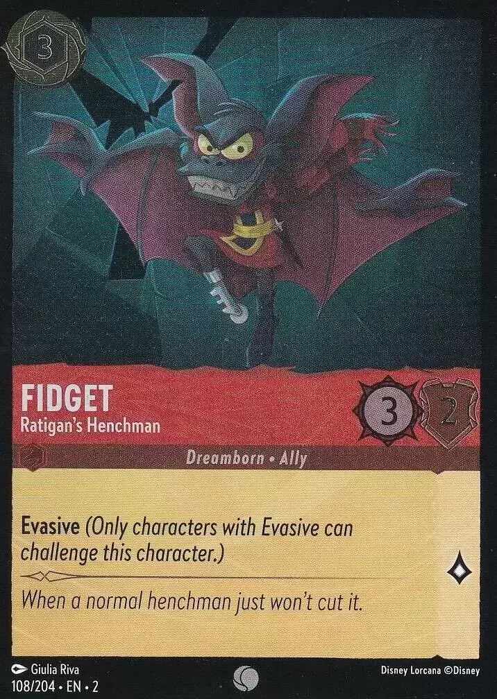 Rise of the Floodborn - Fidget - Ratigan\'s Henchman - Foil