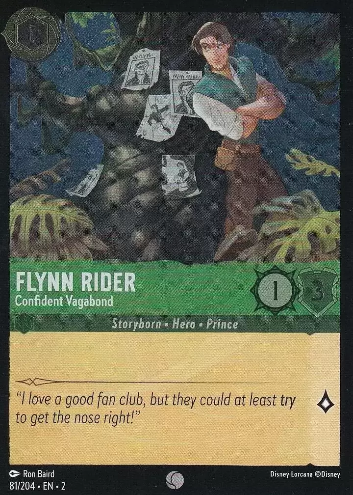 Rise of the Floodborn - Flynn Rider - Confident Vagabond - Foil
