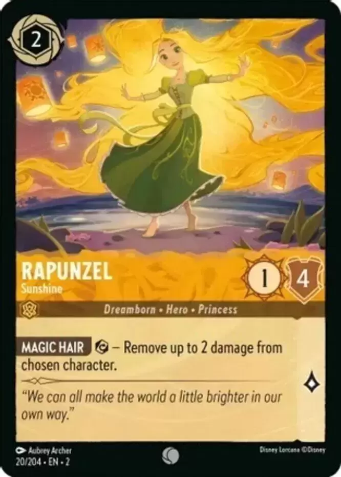 Rise of the Floodborn - Rapunzel - Sunshine - Foil