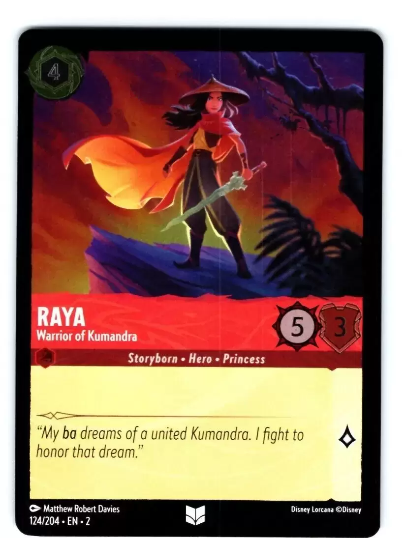 Rise of the Floodborn - Raya - Warrior of Kumandra - Foil