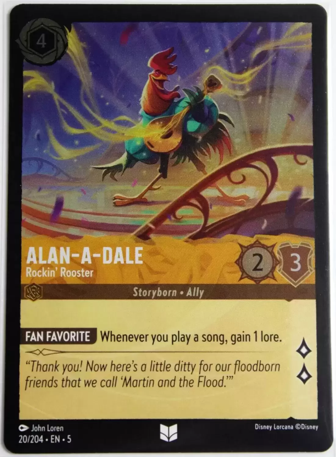 Shimmering Skies - Alan-a-Dale - Rockin\' Rooster - Foil