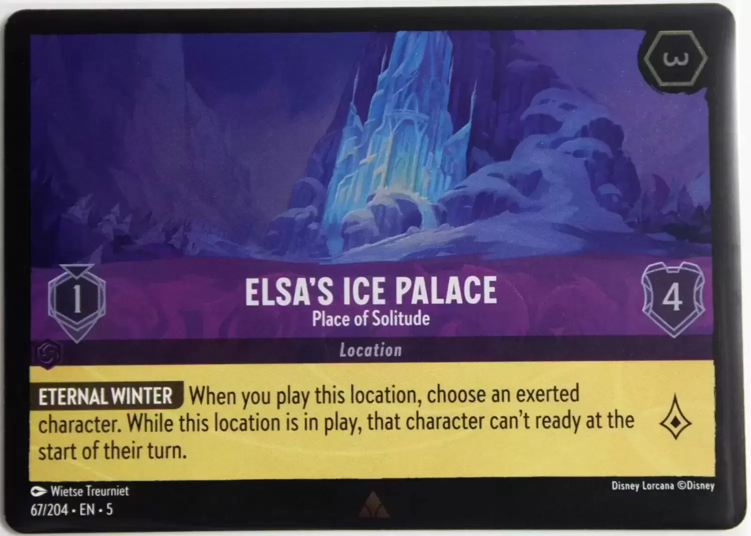 Shimmering Skies - Elsa\'s Ice Palace - Place of Solitude - Foil