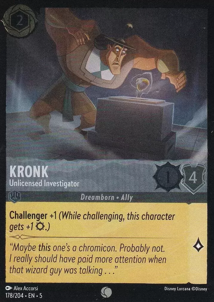 Shimmering Skies - Kronk - Unlicensed Investigator - Foil