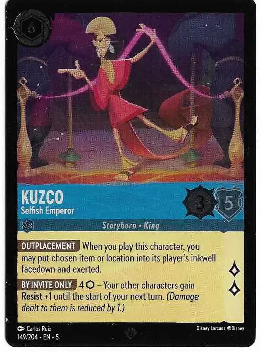Shimmering Skies - Kuzco - Selfish Emperor - Foil