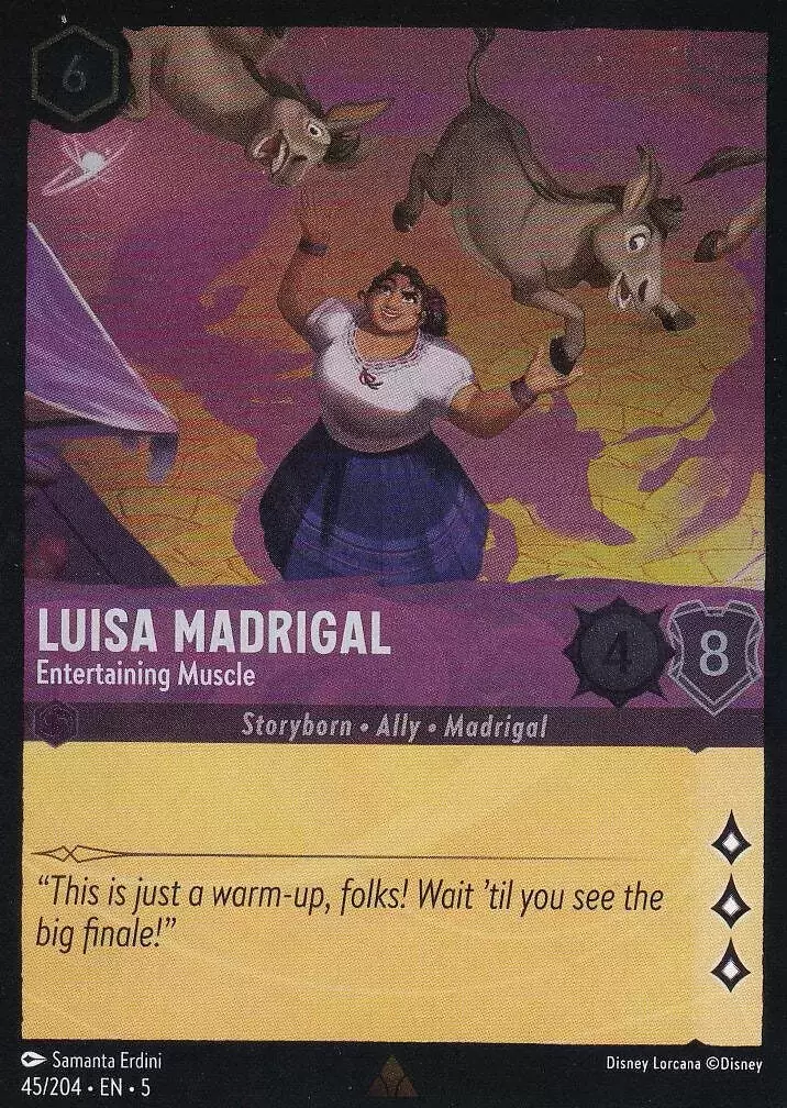 Shimmering Skies - Luisa Madrigal - Entertaining Muscle - Foil