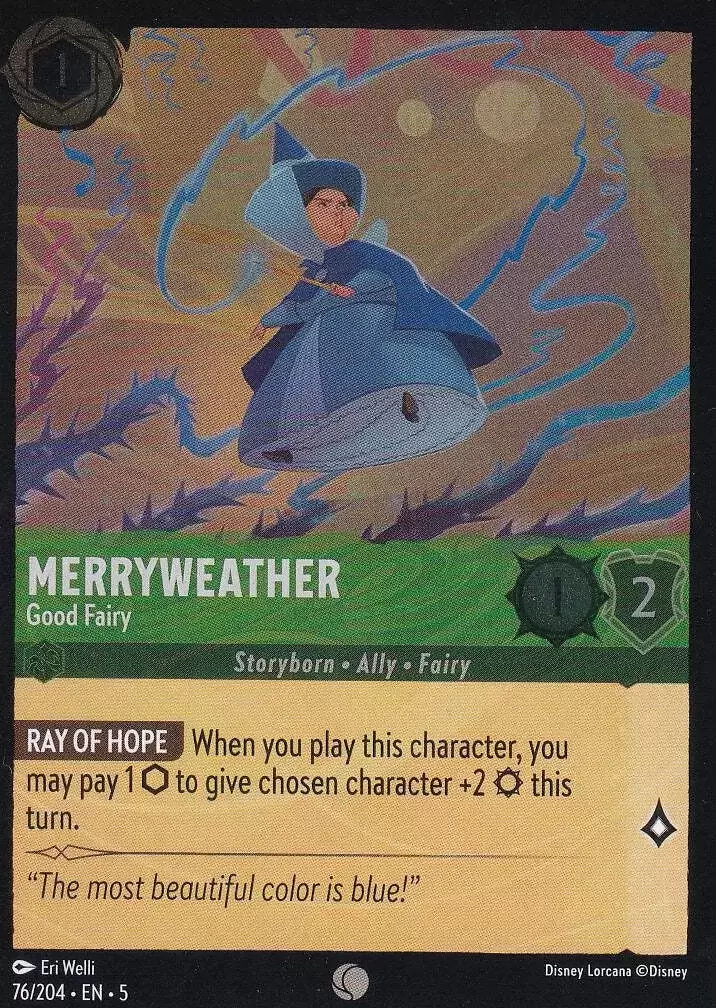 Shimmering Skies - Merryweather - Good Fairy - Foil