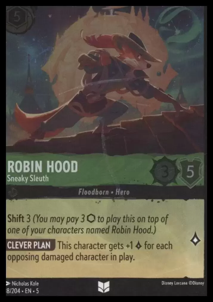 Shimmering Skies - Robin Hood - Sneaky Sleuth - Foil