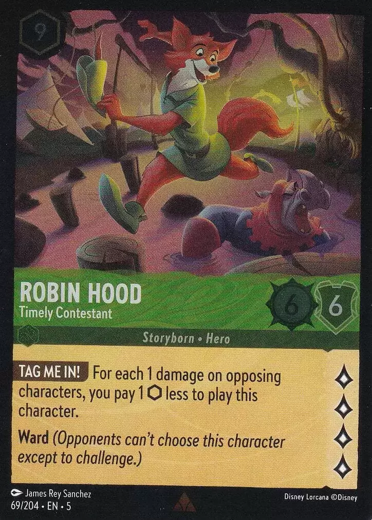 Shimmering Skies - Robin Hood - Timely Contestant - Foil