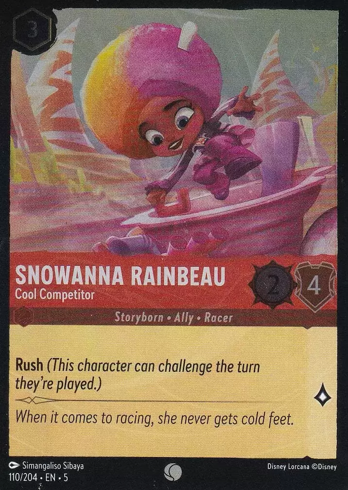Shimmering Skies - Snowanna Rainbeau - Cool Competitor - Foil