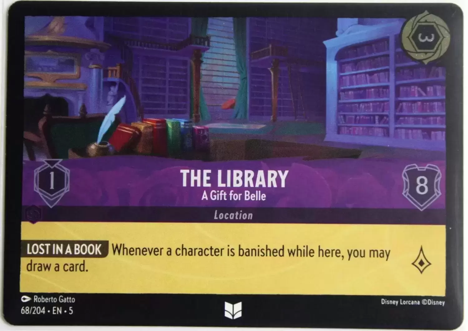 Shimmering Skies - The Library - A Gift for Belle - Foil