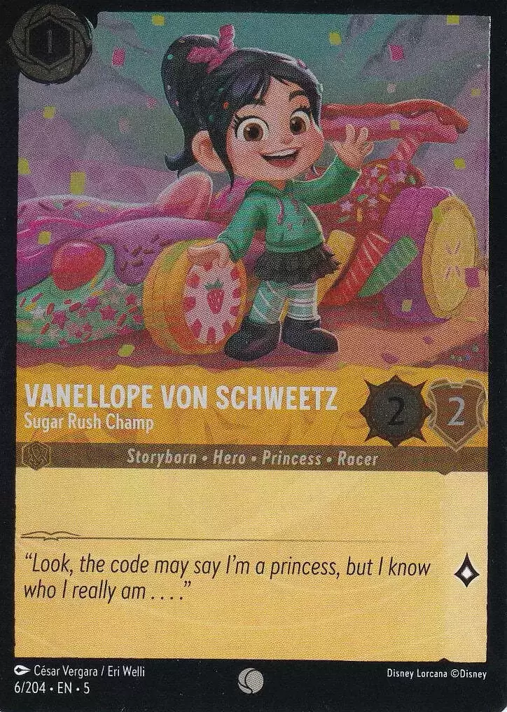 Shimmering Skies - Vanellope Von Schweetz - Sugar Rush Champ - Foil