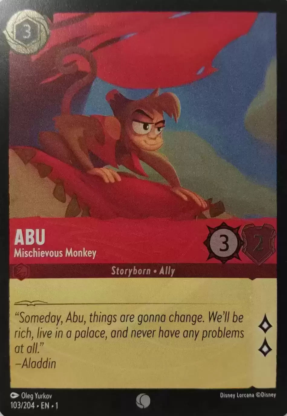The First Chapter - Abu - Mischievous Monkey - Foil