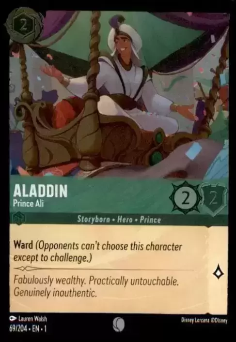 The First Chapter - Aladdin - Prince Ali - Foil