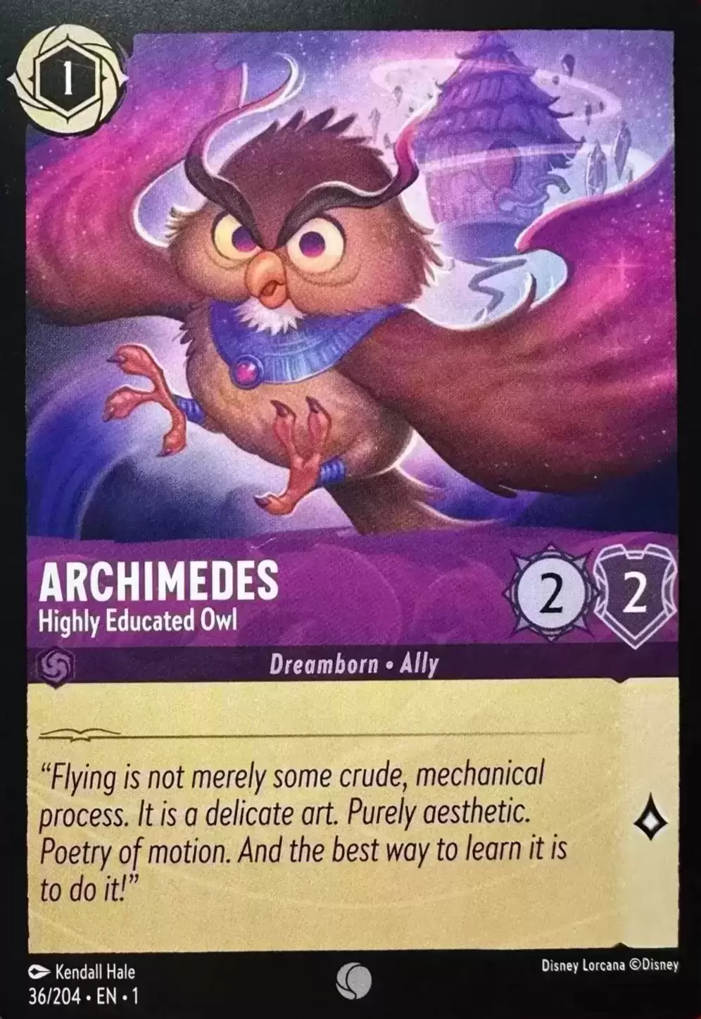 The First Chapter - Archimedes - Highly Educated Owl - Foil