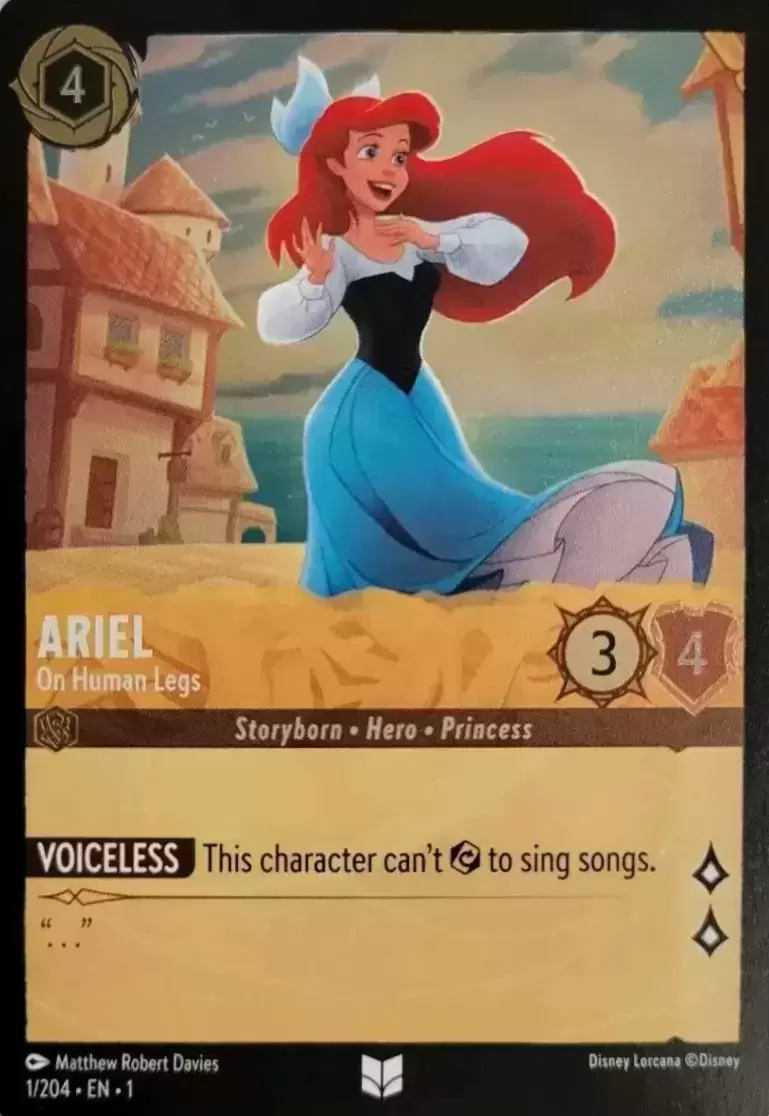 The First Chapter - Ariel - On Human Legs - Foil